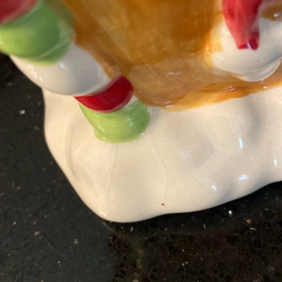 SOLD Gingerbread Treats Ceramic Cookie Jar Christmas Holiday Cracker Barrel - Picture 16 of 16